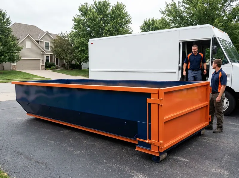 Same-Day & Short-Notice Dumpster Delivery in Olathe, KS