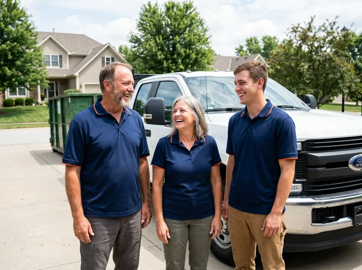Binkeeper Dumpster Rental dumpster rental team in Olathe, KS